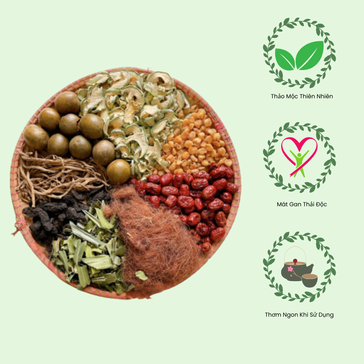 Trà Sâm Bí Đao Thảo Mộc